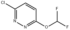 3-氯-6-(二氟甲氧基)哒嗪 结构式