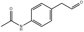 N-(乙酰基)-4-氨基苯乙醛 结构式