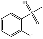 1-氟-2-(S-甲基磺亚胺酰基)苯 结构式