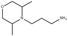 4-Morpholinepropanamine, 3,5-dimethyl- 结构式