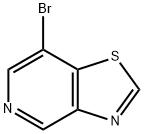 7-Bromothiazolo[4,5-c]pyridine 结构式