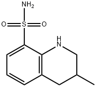 8-Quinolinesulfonamide, 1,2,3,4-tetrahydro-3-methyl- 结构式
