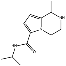 1-甲基-N-(丙-2-基)-1H,2H,3H,4H-吡咯并[1,2-A]吡嗪-6-甲酰胺 结构式