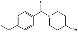 Methanone, (4-ethylphenyl)(4-hydroxy-1-piperidinyl)- 结构式