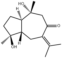 异蓬莪二醇 结构式