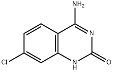 4-氨基-7-氯喹唑啉-2(1H)-酮 结构式