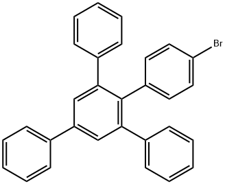 4''-溴-3',5'-二苯基-1,1':2',1''-三联苯 结构式