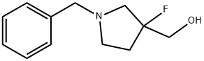 1-benzyl-3-fluoropyrrolidin-3-yl)methanol 结构式