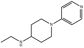 N-乙基-1-(吡啶-4-基)哌啶-4-胺 结构式