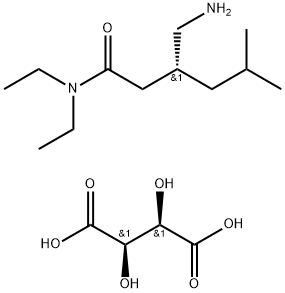 普瑞巴林杂质31 L-酒石酸 结构式