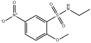 N-Ethyl-2-methoxy-5-nitrobenzenesulfonamide 结构式