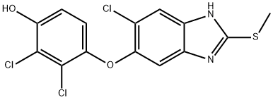 羟基三氯苯哒唑 结构式