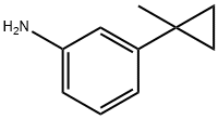 Benzenamine, 3-(1-methylcyclopropyl)- 结构式