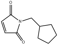 N-Cyclopentylmethylmaleinimide 结构式