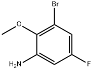 3-溴-5-氟-2-甲氧基苯胺 结构式