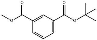 1-(1,1-二甲基乙基)3-甲基1,3-苯二甲酸酯 结构式