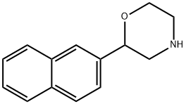 2-(萘-2-基)吗啉 结构式