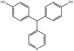 Phenol, 4,4'-(4-pyridinylmethylene)bis- 结构式