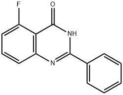 4(3H)-Quinazolinone, 5-fluoro-2-phenyl- 结构式