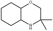 2H-1,4-Benzoxazine, octahydro-3,3-dimethyl- 结构式