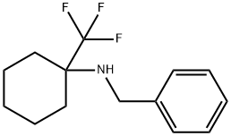 N-Menzyl-1-(trifluoromethyl)cyclohexan-1-amine 结构式