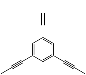 1,3,5-tri(prop-1-yn-1-yl)benzene 结构式