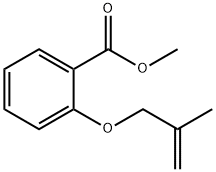 Benzoic acid, 2-[(2-methyl-2-propen-1-yl)oxy]-, methyl ester 结构式