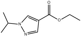 1-异丙基-1H-吡唑-4-羧酸乙酯 结构式