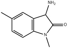 2H-Indol-2-one, 3-amino-1,3-dihydro-1,5-dimethyl- 结构式