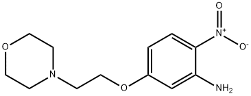 5-[2-(morpholin-4-yl)ethoxy]-2-nitroaniline 结构式