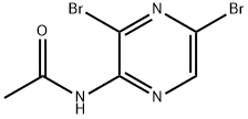 N-(3,5-dibromopyrazin-2-yl)acetamide 结构式