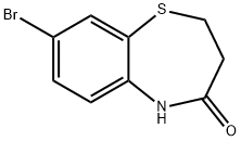 1,5-Benzothiazepin-4(5H)-one, 8-bromo-2,3-dihydro- 结构式