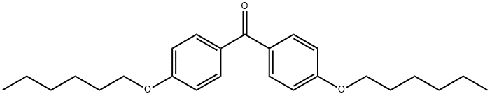 4,4'-Bis(hexyloxyphenyl)methanone 结构式