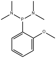 Phosphonous diamide, P-(2-methoxyphenyl)-N,N,N',N'-tetramethyl- 结构式