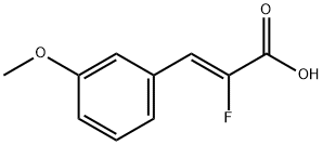 2-Propenoic acid, 2-fluoro-3-(3-methoxyphenyl)-, (Z)- (9CI) 结构式