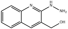 (2-肼基喹啉-3-基)甲醇 结构式