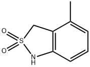 4-methyl-1,3-dihydro-2lambda6,1-benzothiazole-2,2-dione 结构式