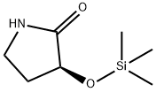 2-Pyrrolidinone, 3-[(trimethylsilyl)oxy]-, (3S)- 结构式