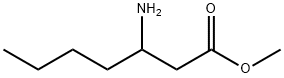 3-氨基庚酸甲酯 结构式