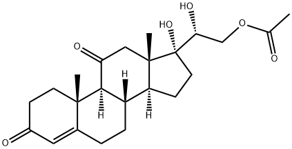 20β-Dihydrocortisone O-Acetate 结构式