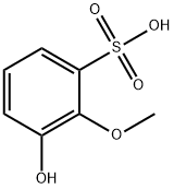 Benzenesulfonic acid, 3-hydroxy-2-methoxy- 结构式