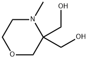 3,3-Morpholinedimethanol, 4-methyl- 结构式