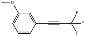 Benzene, 1-methoxy-3-(3,3,3-trifluoro-1-propyn-1-yl)- 结构式