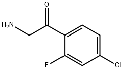 Ethanone, 2-amino-1-(4-chloro-2-fluorophenyl)- 结构式