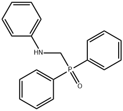 N-(diphenylphosphorylmethyl)aniline 结构式