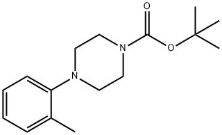 4-(2-甲基苯基)哌嗪-1-羧酸叔丁酯 结构式