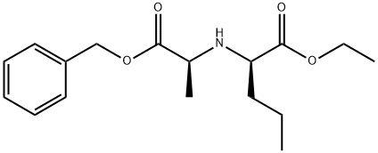 N-[(R)-1-CARBETHOXYBUTYL]-(S)-ALANINE BENZYL ESTER 结构式