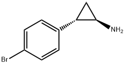 (1R,2S)-2-(4-溴苯基)环丙-1-胺 结构式