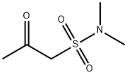 N,N-dimethyl-2-oxopropane-1-sulfonamide 结构式