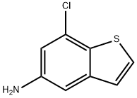 7-Chloro-benzo[b]thiophen-5-ylamine 结构式